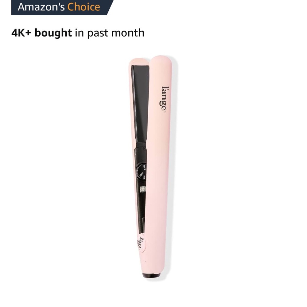 L’ange hair straightener.  Blush.